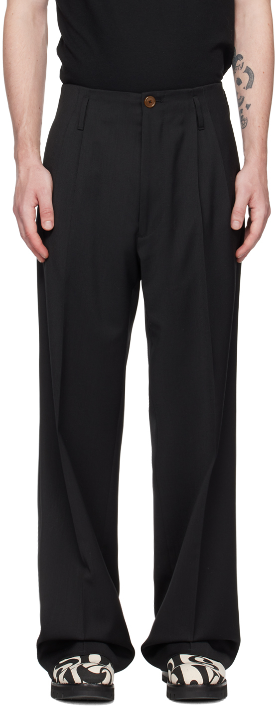 Vivienne Westwood Black Raf Trousers In N401 Black