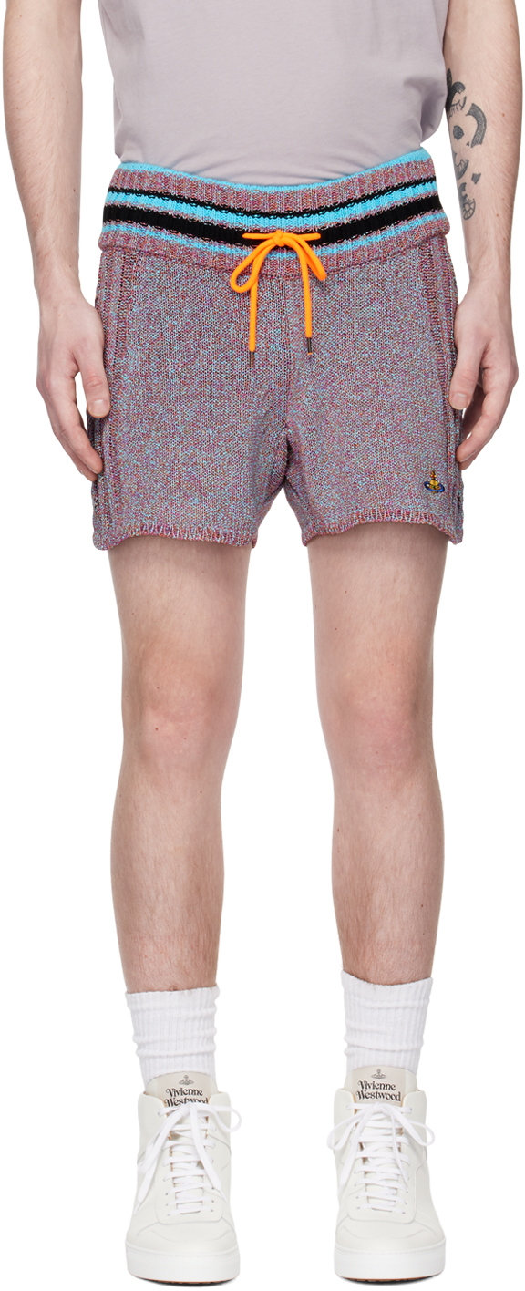 Vivienne Westwood Purple Range Shorts In O101 Multi Teal