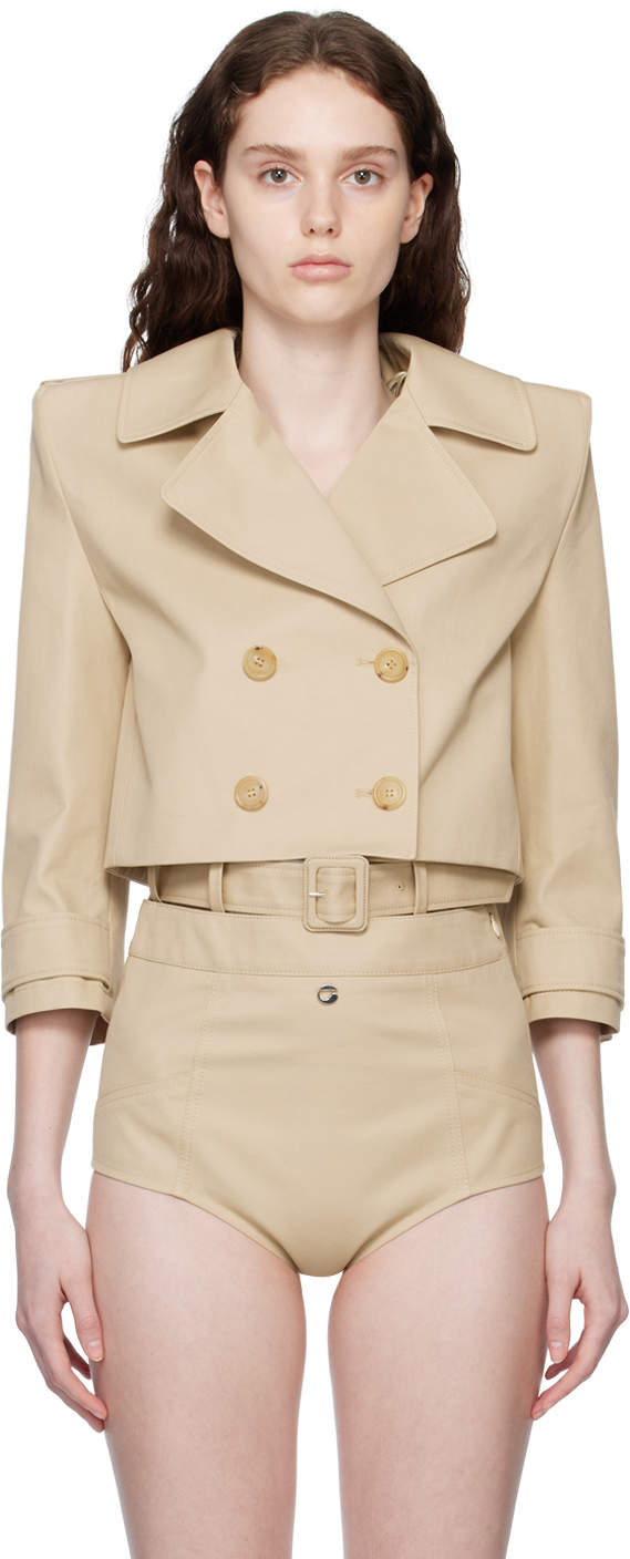 COPERNI BEIGE POWER JACKET