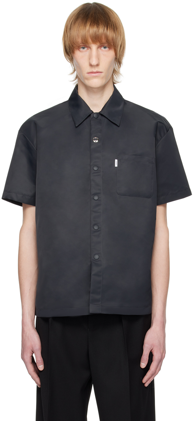 Coperni: Black Boxy Shirt | SSENSE