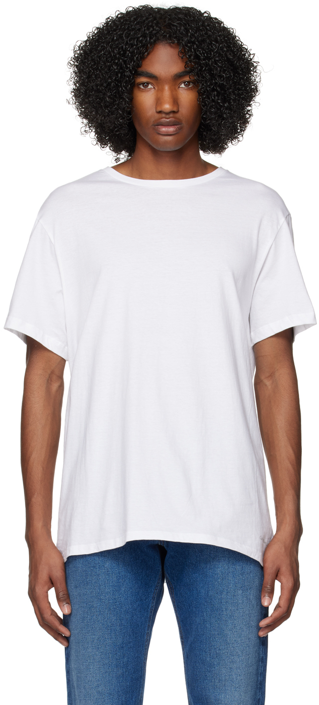 rooster regel Feest Calvin Klein Underwear: Three-Pack White T-Shirts | SSENSE