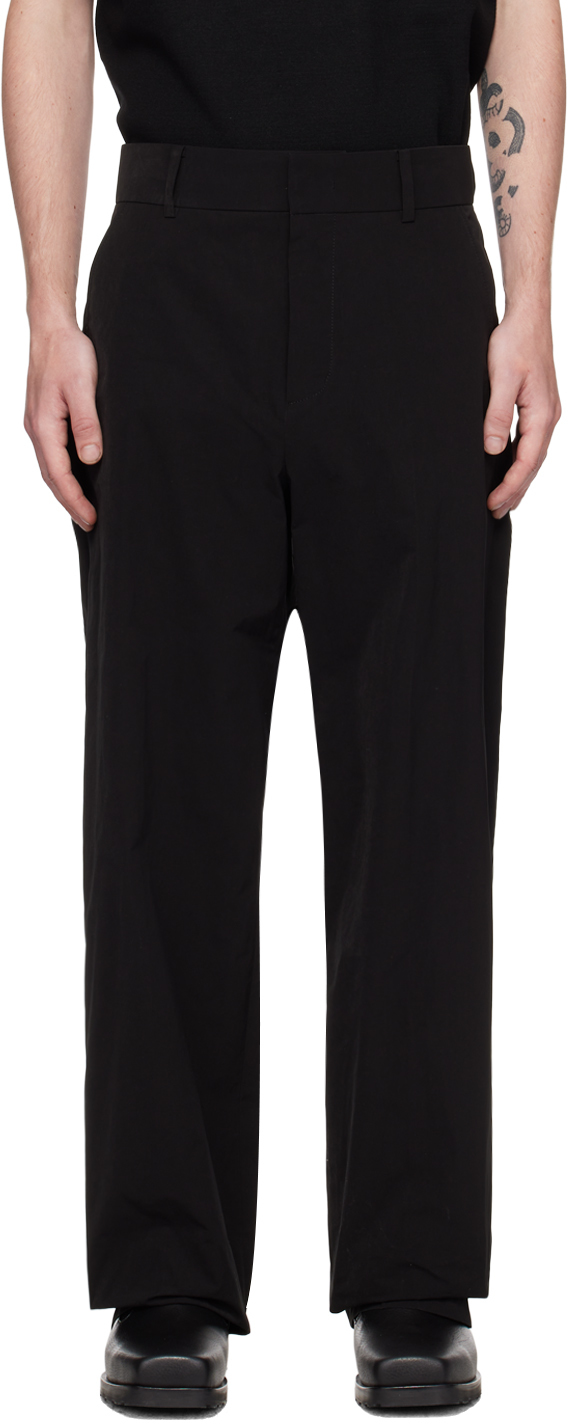 We11done: Black Formal Trousers | SSENSE