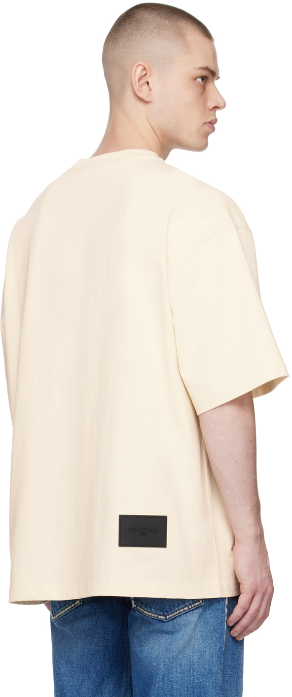 We11 Done Off-white Printed T-shirt In Ivory