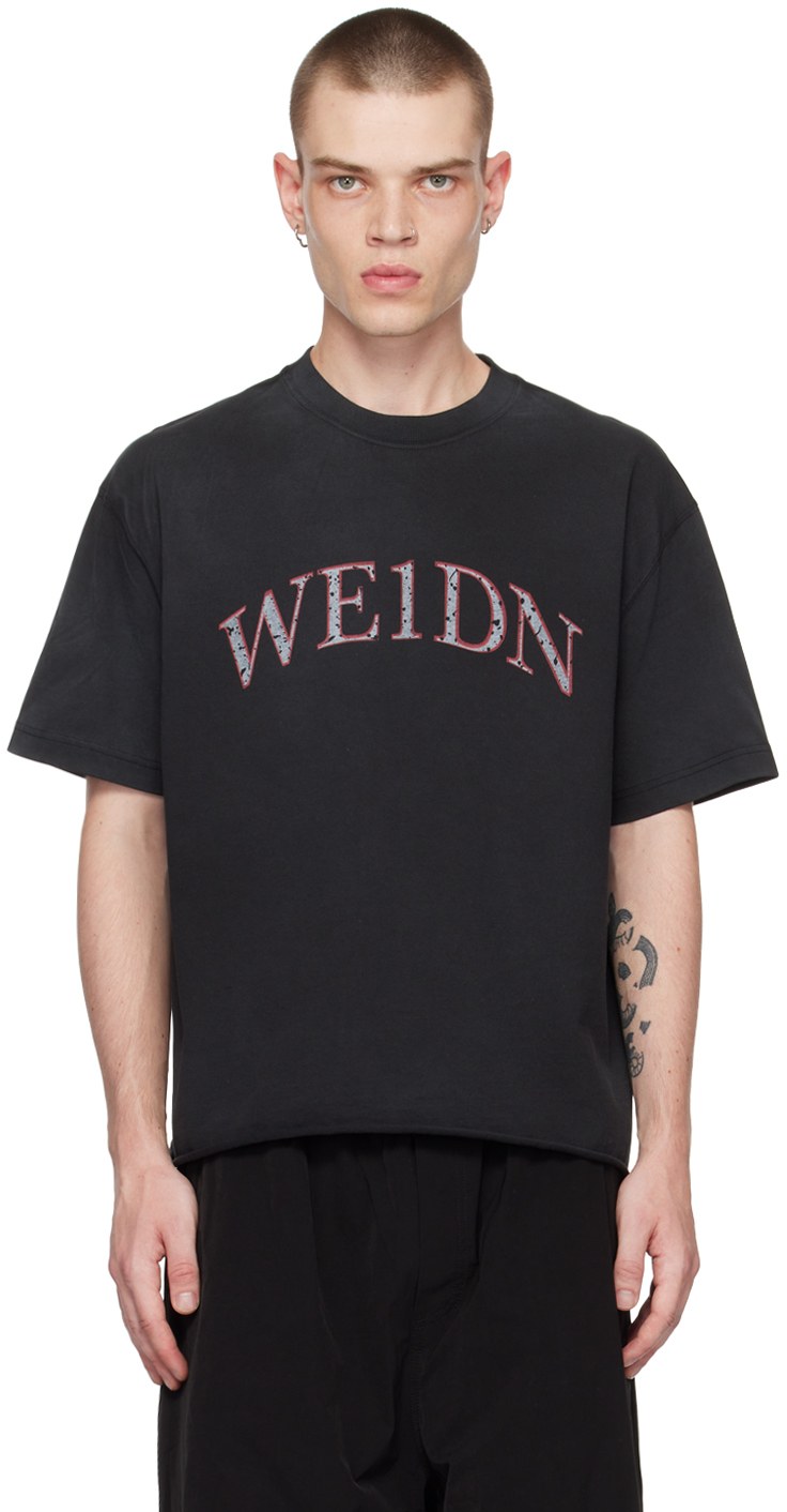 We11 Done Black Painting T-shirt