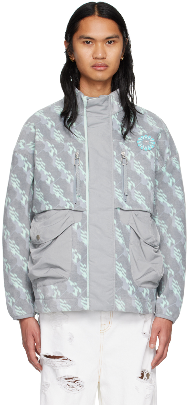 Li-Ning Gray Printed Jacket