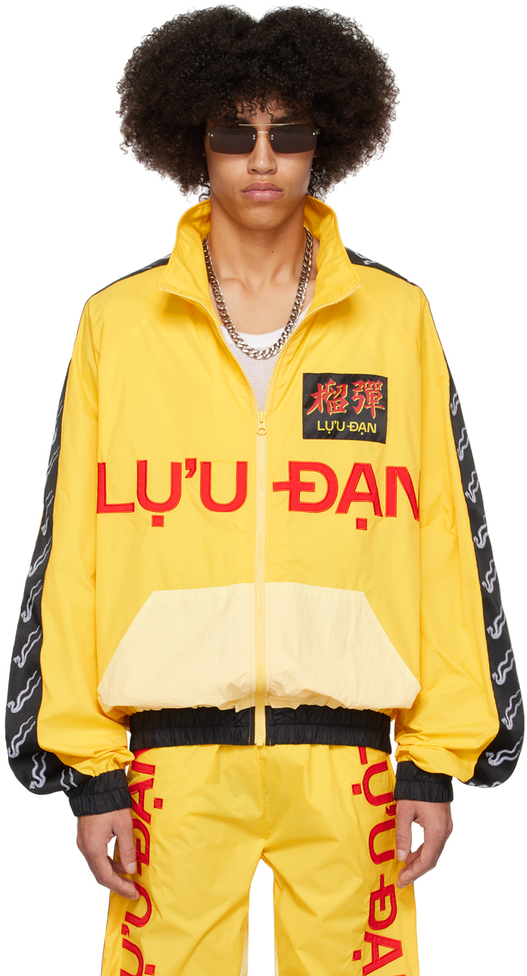 LU'U DAN: Yellow Shell Jacket | SSENSE Canada