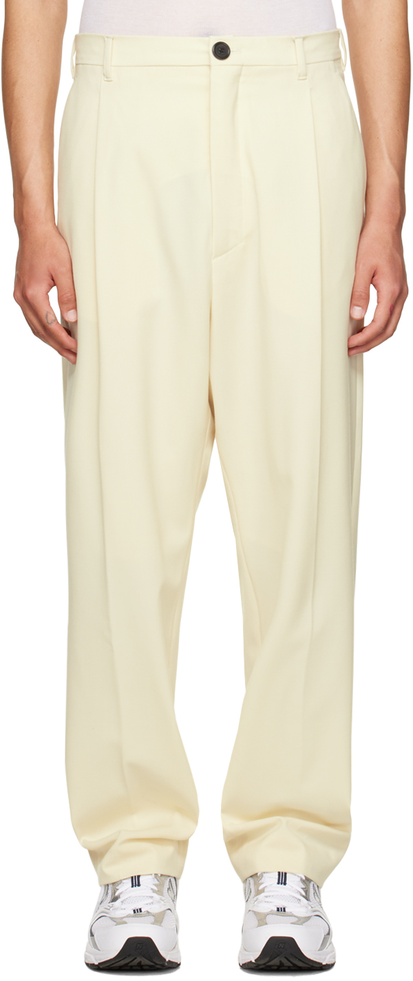 Lu'u Dan Ssense Exclusive Off-white Tailored Trousers