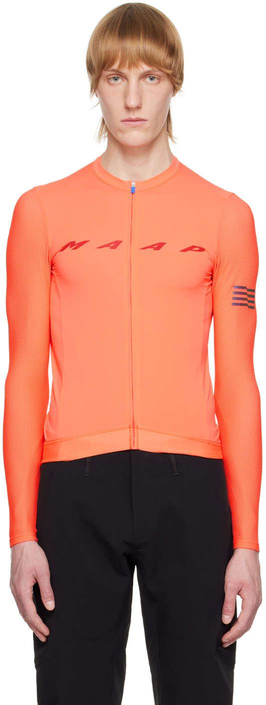 MAAP Orange Evade Pro Base Long Sleeve T-Shirt