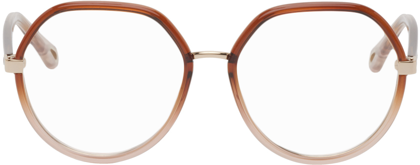 Chloé Brown Octagonal Glasses