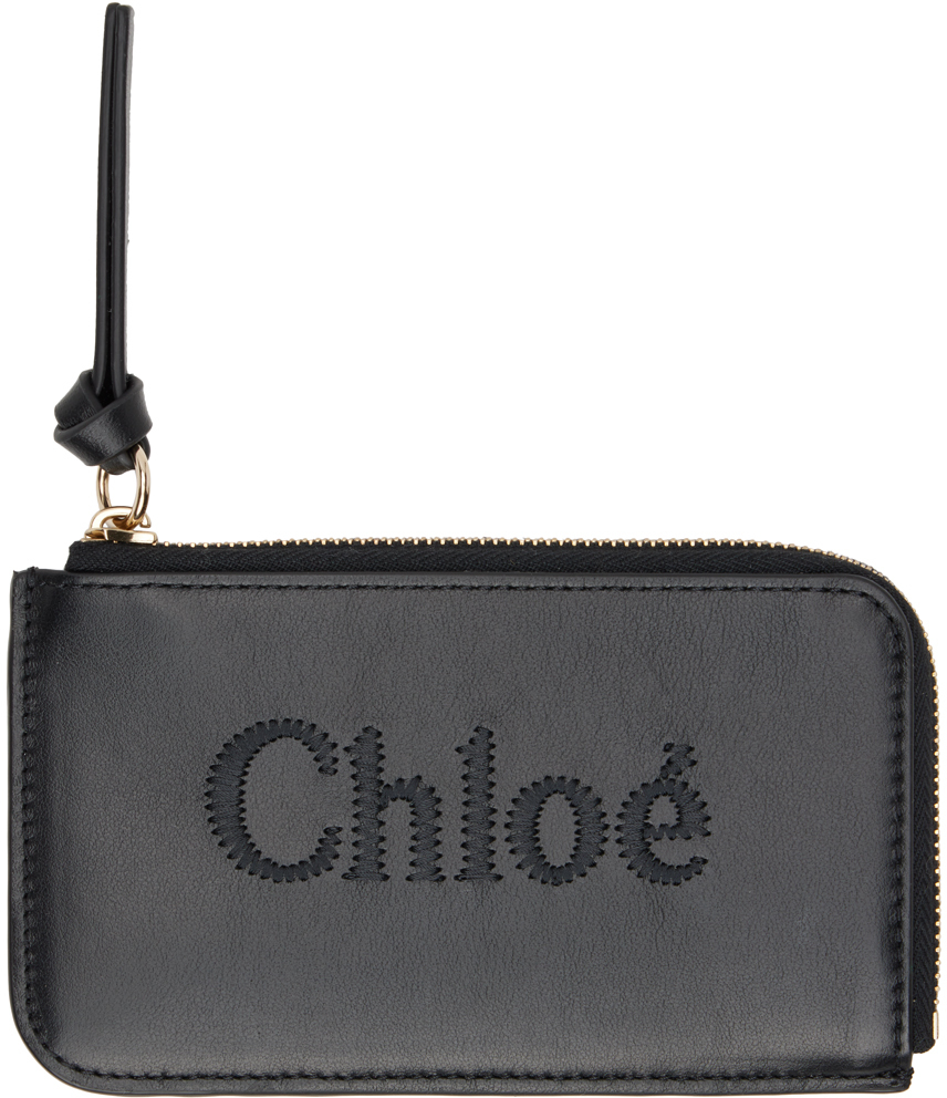 Chloé Black Small Sense Purse Wallet
