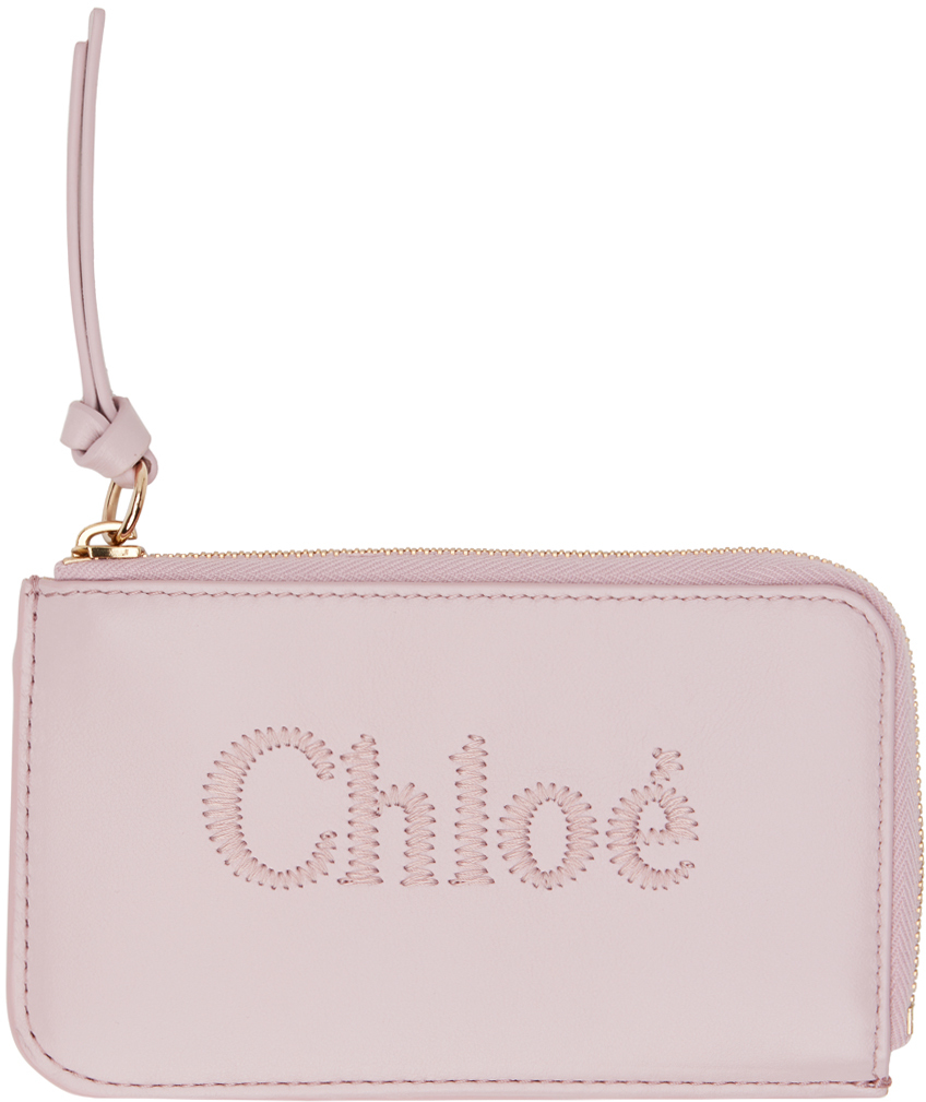 Chloé Purple Small Sense Wallet