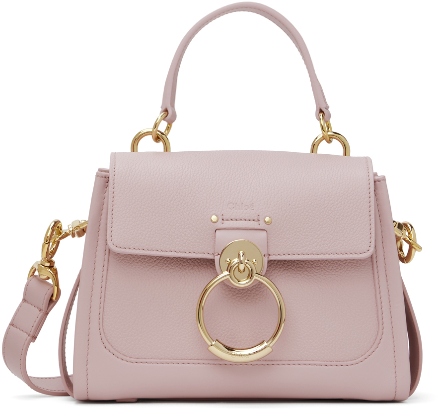 Chloé Purple Mini Tess Day Bag In 521 Misty Lavender