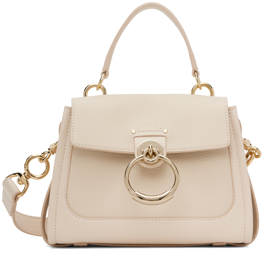 Chloé Purple Mini Tess Day Bag In 6h3 Nude