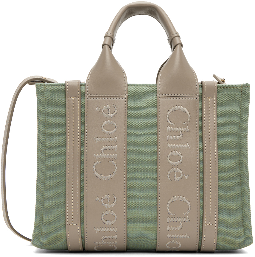 chloe tote green