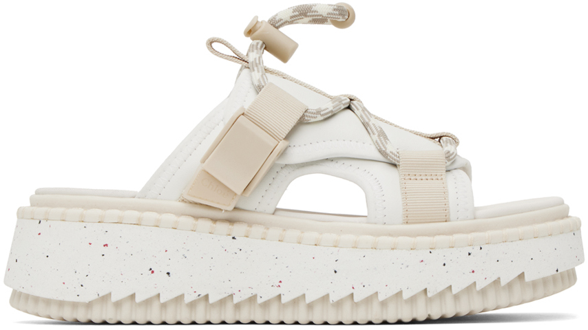 Off-White Lilli Mules by Chloé on Sale