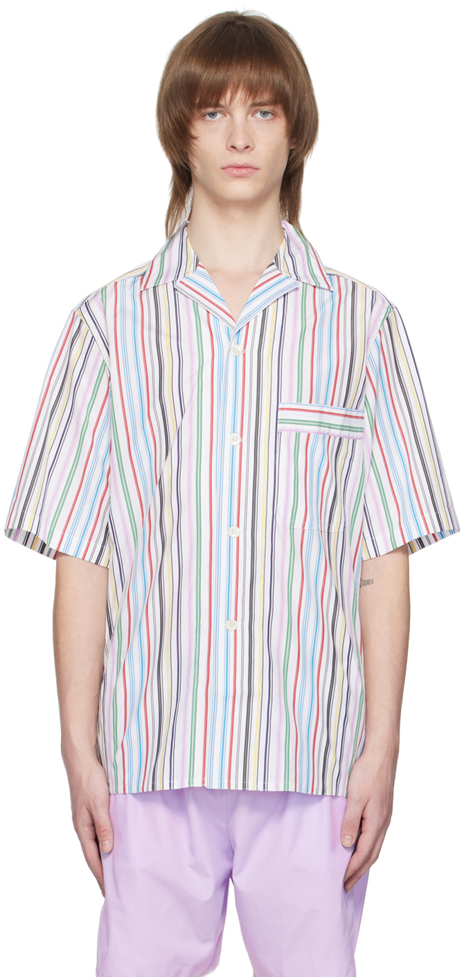 Sébline Multicolor Hawaii Shirt In Charles's Stripe