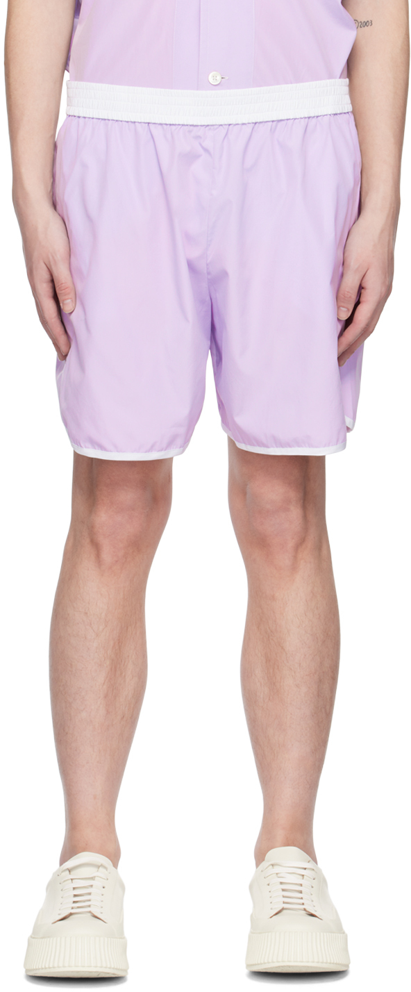 Sébline Purple Running Boxer Shorts In Wisteria