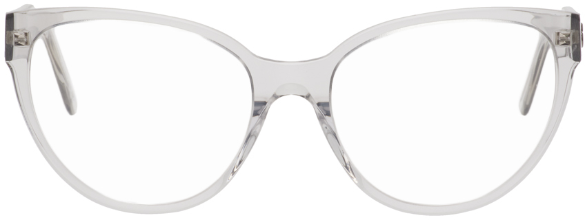 Balenciaga Gray Cat Eye Glasses Ssense