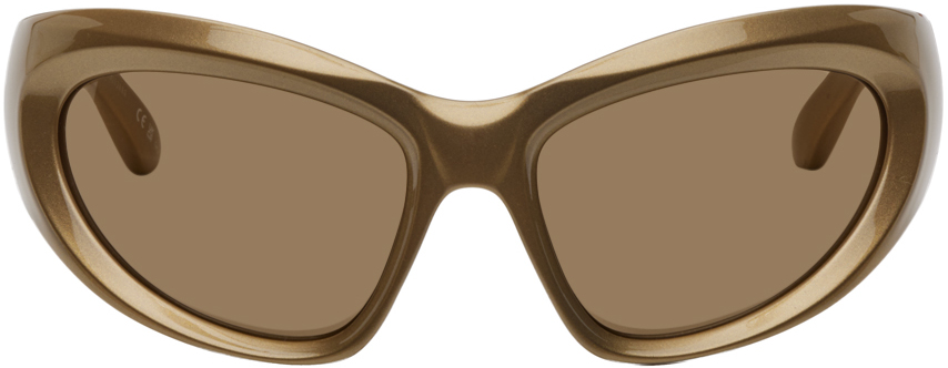 Gold Cat-Eye Sunglasses