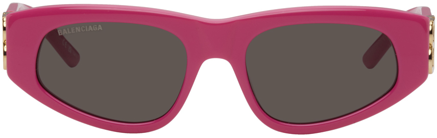 BALENCIAGA PINK DYNASTY D-FRAME SUNGLASSES