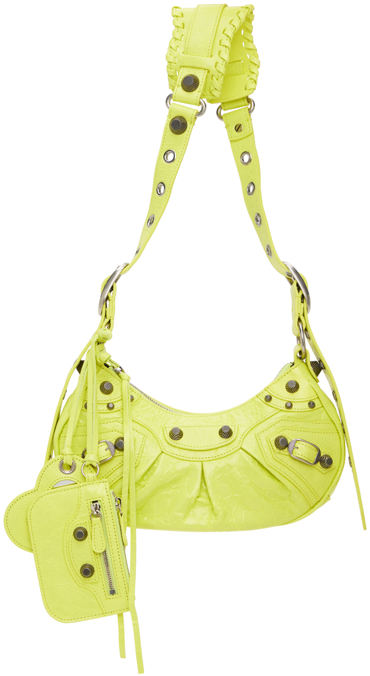 Balenciaga Green XS 'Le Cagole' Shoulder Bag