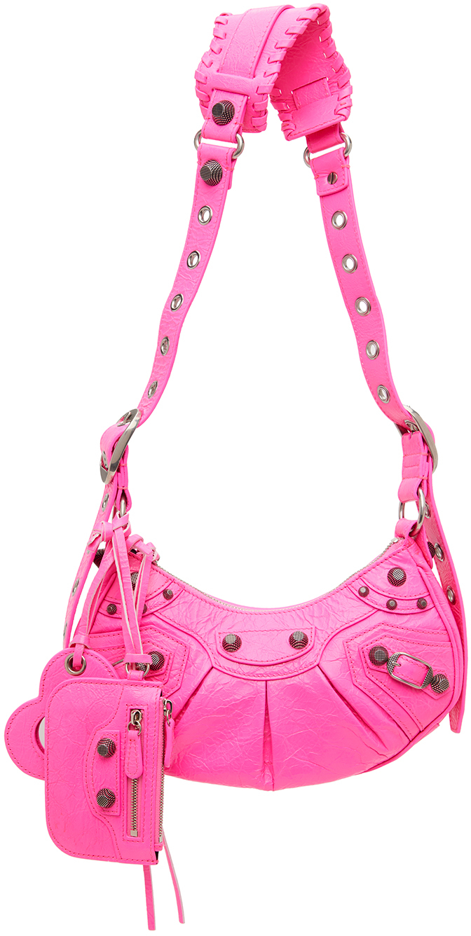 Balenciaga Pink XS 'Le Cagole' Shoulder Bag