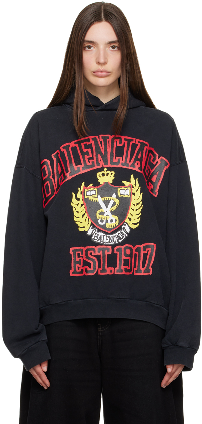 CAMPUS HOODIE - BLACK – No Diploma