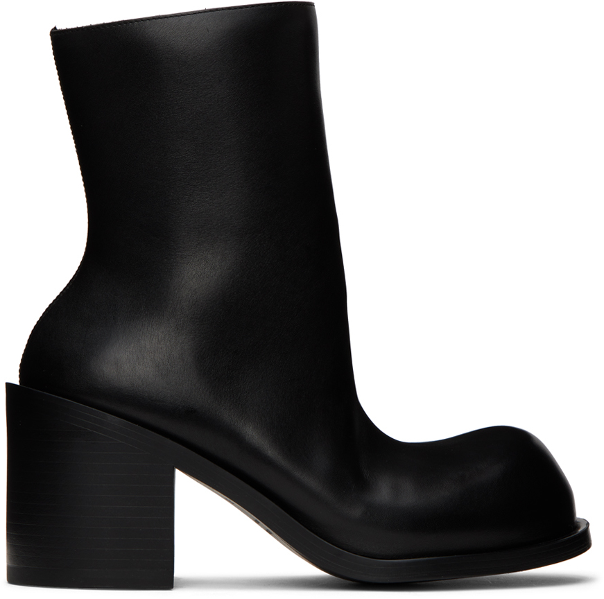 Lady Leather Ankle Boots in Black  Balenciaga  Mytheresa