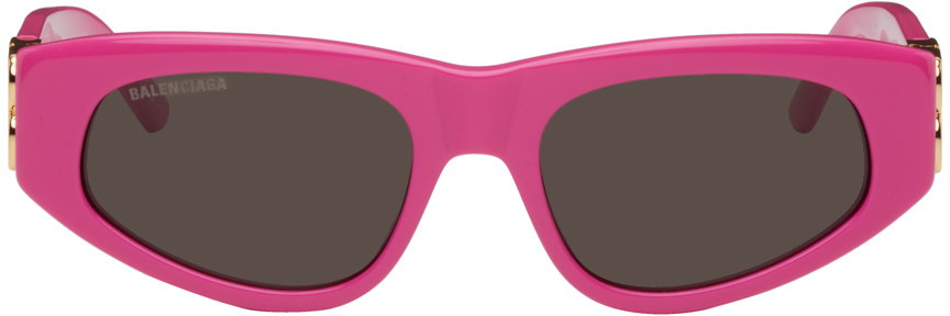 Balenciaga Dynasty 53mm Cat Eye Acetate Sunglasses In Pink