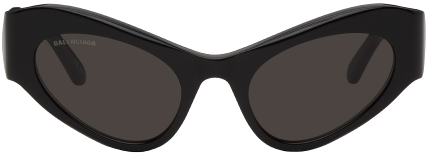 Black Cat-Eye Sunglasses SSENSE Men Accessories Sunglasses Cat Eye Sunglasses 
