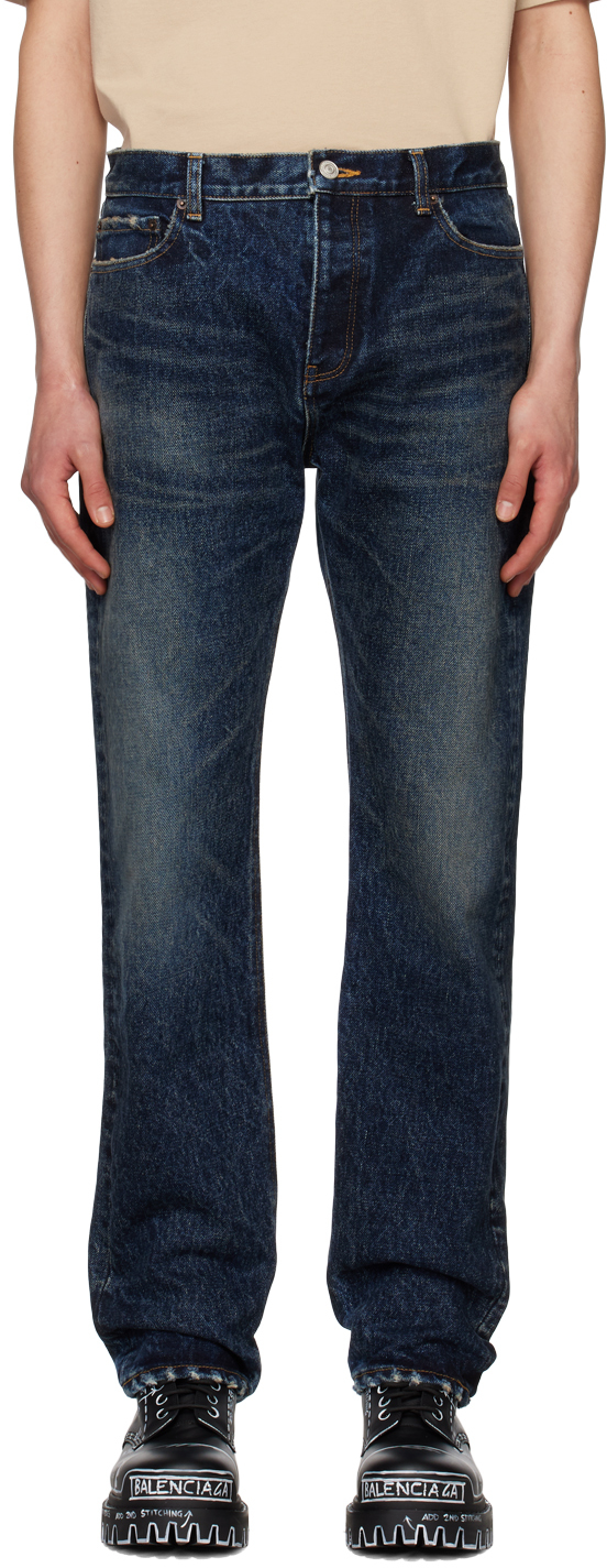 Indigo Relaxed Jeans |