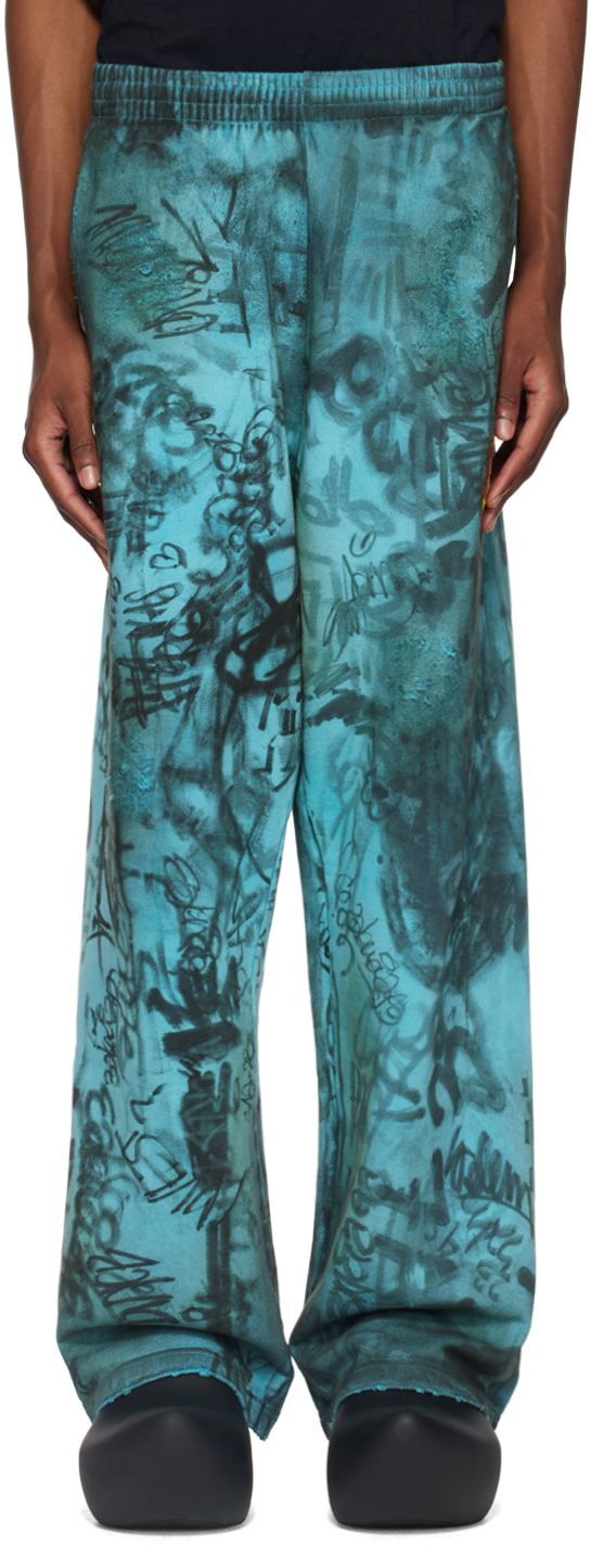 BALENCIAGA BLUE SKATER SWEATPANTS