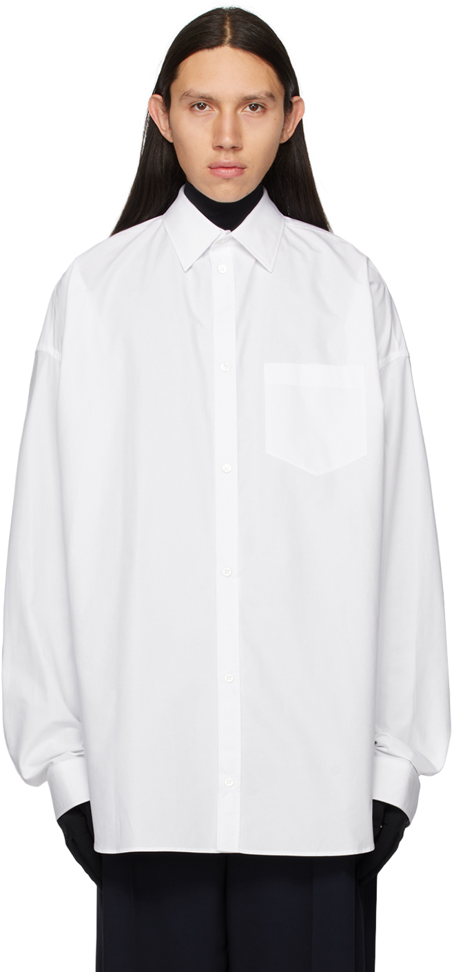Balenciaga White Cocoon Shirt