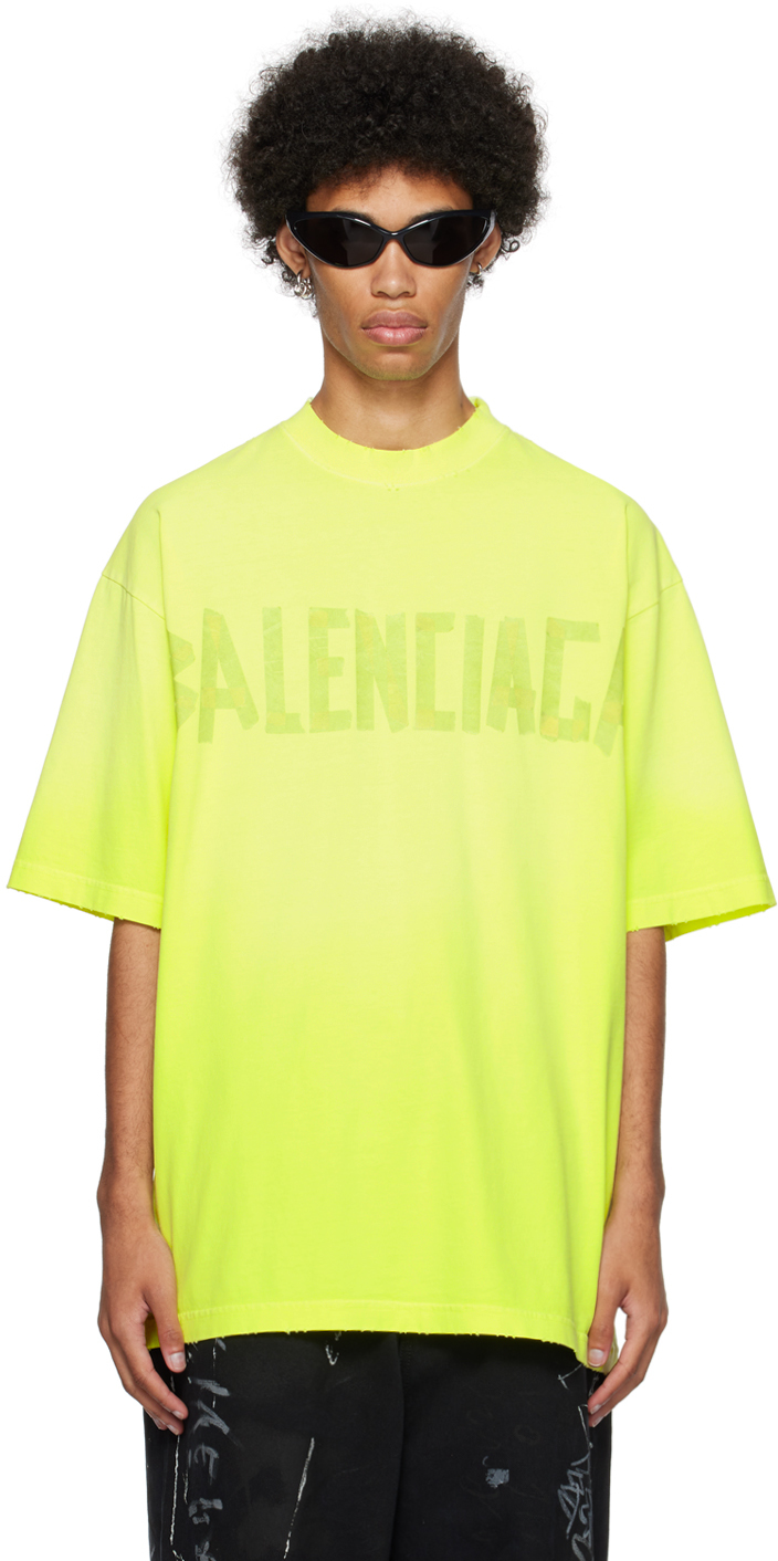 Mens Logo Tshirt Medium Fit in White  Balenciaga US