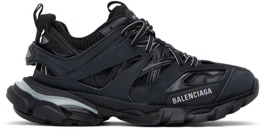 Shop Balenciaga Black Track Led Sneakers In 1000 Black