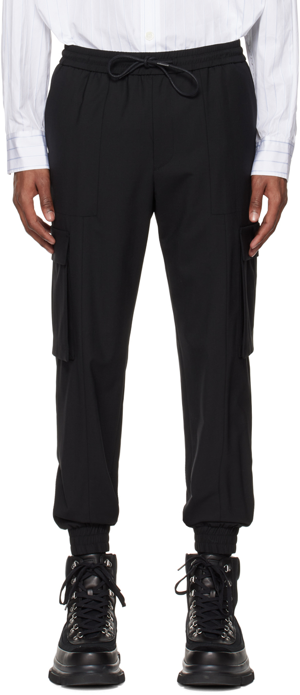 Juun.J: Black Carryover Cargo Pants | SSENSE UK