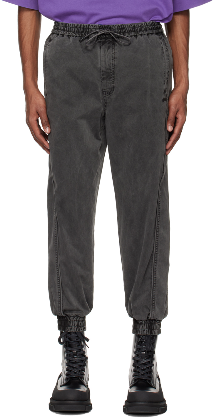 Juunj Classic Denim Sweatpants In 3 Grey