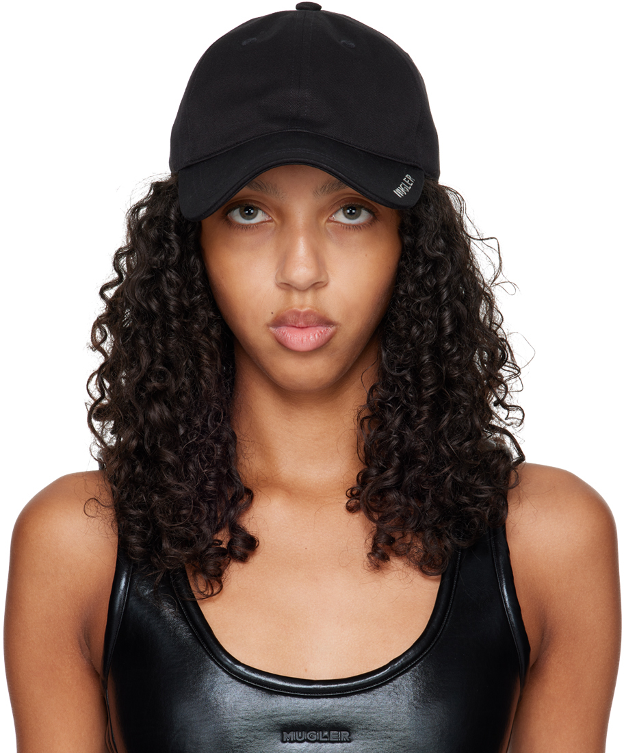 Mugler Black 'Mugler' Cap