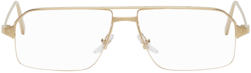 Cartier Gold Aviator Glasses