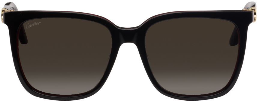 Cartier Black Square Sunglasses
