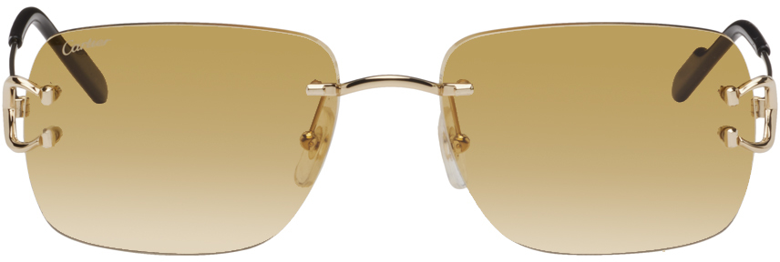 Cartier Gold Signature C Sunglasses