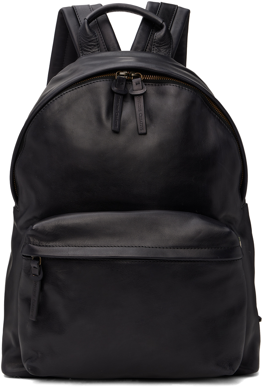 Officine Creative: Black OC Pack Backpack | SSENSE