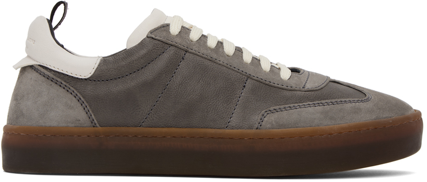 Officine Creative Grey Kombined 004 Trainers In Lavag./lavag./tofu -