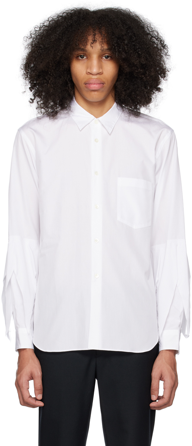 White Serrated Shirt
