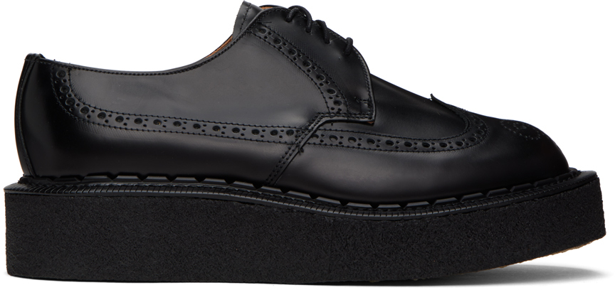 Black George Cox & John Moore Edition Oxfords by Comme des Garçons