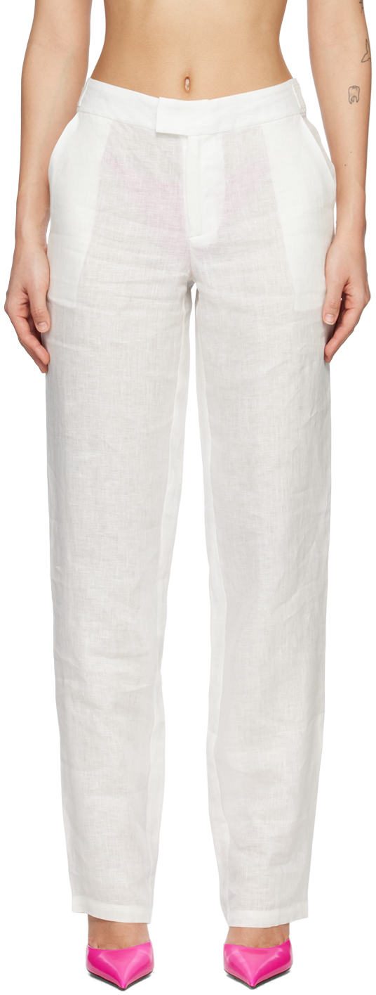 White Cruise Trousers