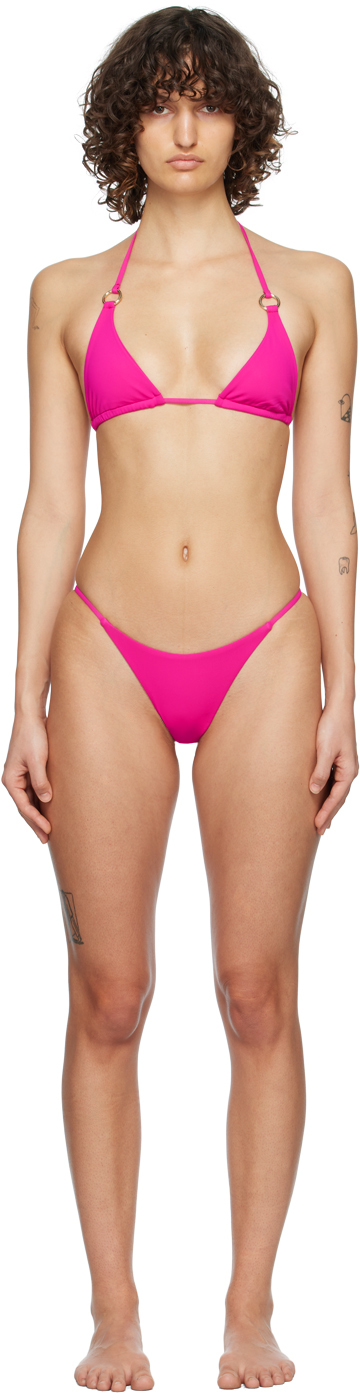 Louisa Ballou Pink Mini Ring Bikini