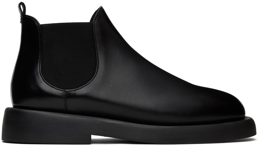 Marsèll Black Gomme Gommello Ankle Boots In 666 Black