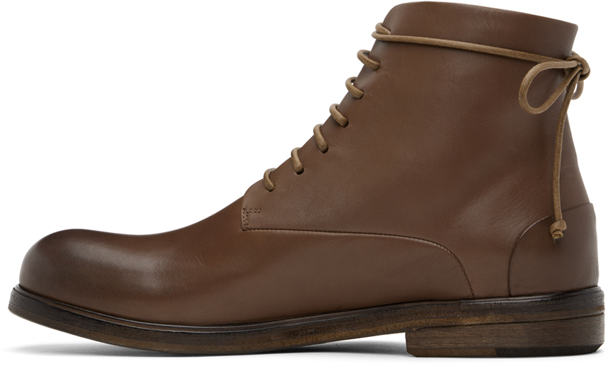 Marsèll Brown Zucca Media Boots In 490 Chocolate