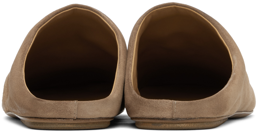 Shop Marsèll Tan Girella Slippers In 310 Hazelnut